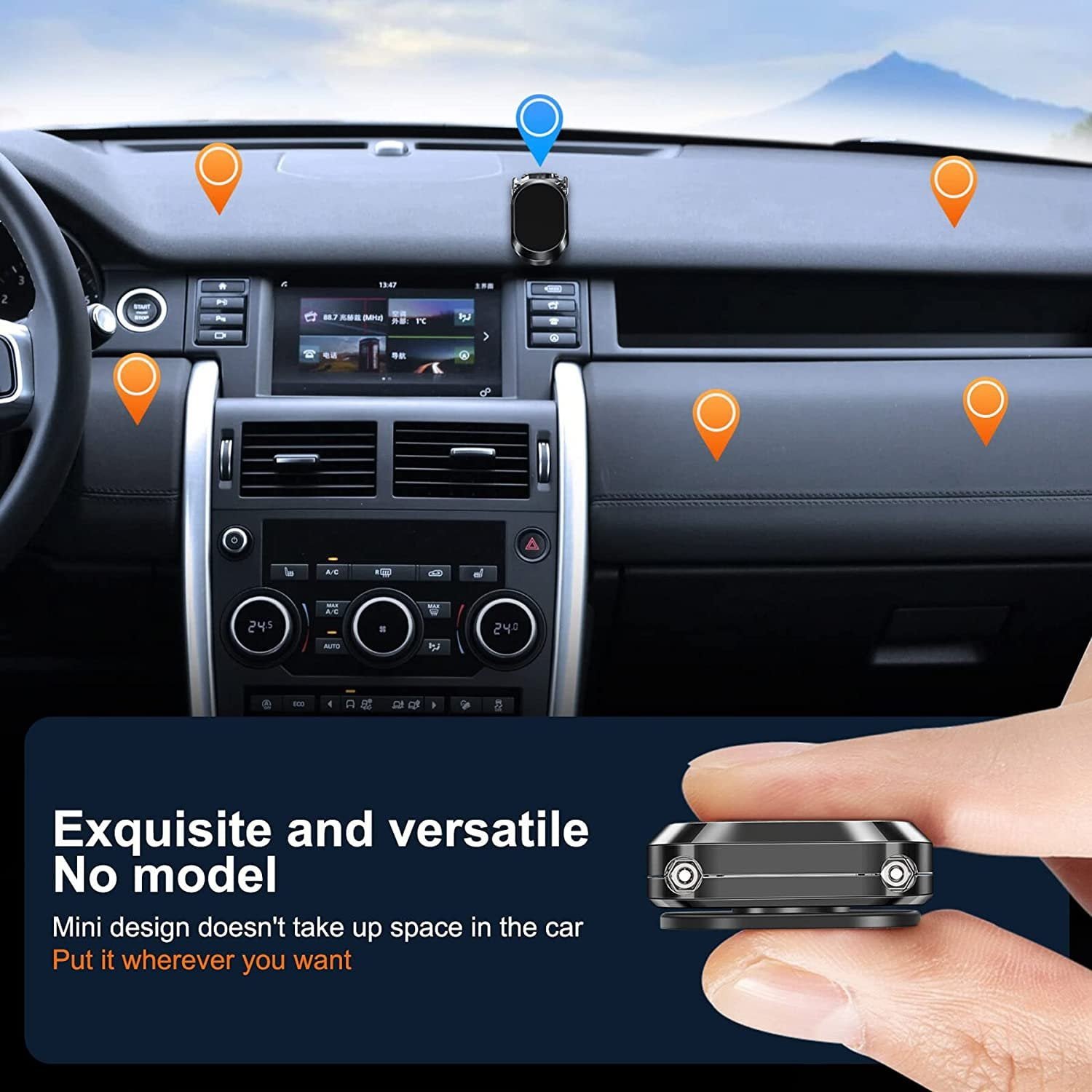 đ„Last day 49% OFFđ„ 2023 New Alloy Folding Magnetic Car Phone Holder
