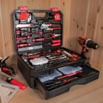KingTool 325 Piece Home Repair Tool Kit, General Home/Auto Repair Tool Set, Toolbox Storage Case with Drawer, General Household Tool Kit - Perfect for Homeowner, Diyer, Handyman，Fathers Day Gift - Image 3